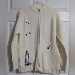 Vintage Leroy Knit Women's Golf Sweater